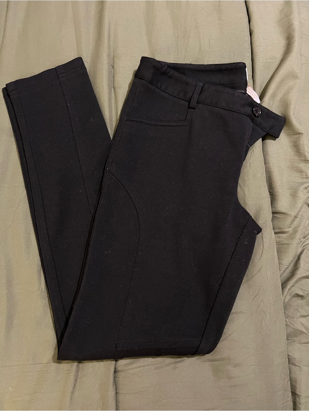 Men's Black Performance Riding Pants
